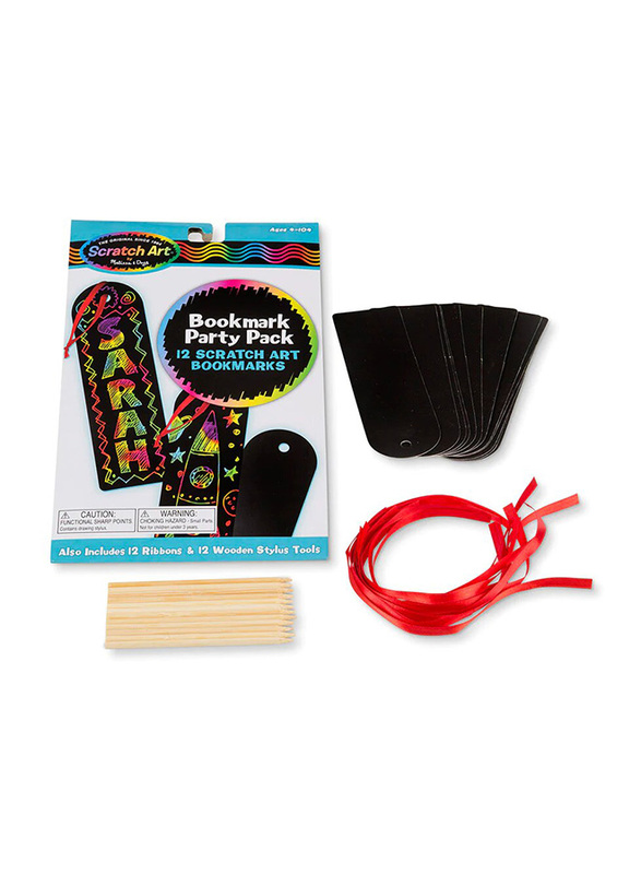 

Melissa & Doug Bookmark Scratch Art Party Pack, 27 Pieces, Ages 4+