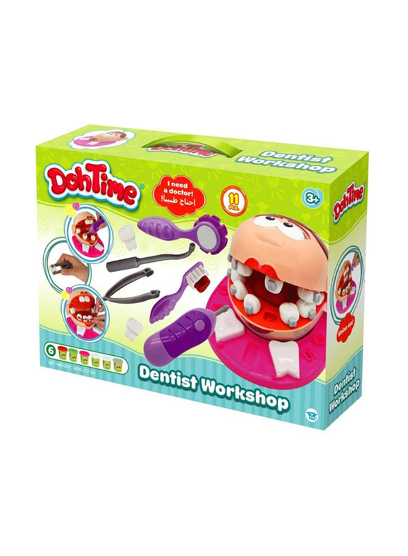 

Do Dough Do-Dough Dentist Workshop Girl, 11 Pieces, Ages 3+