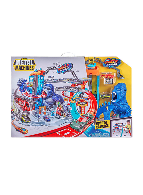 

Zuru Metal Machines Gorilla Rampage Garage Playset, 25 Pieces, Ages 4+