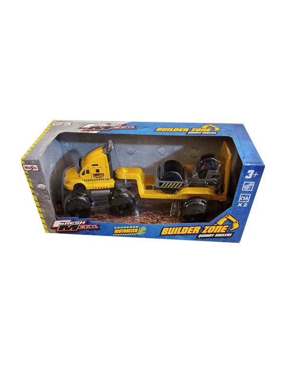 

Maisto Fresh Metal Builder Zone Quarry Haulers, Ages 3+