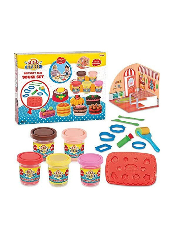 

Dede Toys Art Craft Geometric Play Dough, 15 Pieces, Ages 3+