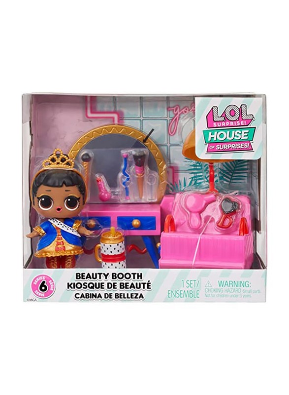 

LOL Surprise HOS Furniture Playset with Doll S2, Doll Accessories, Ages 6+