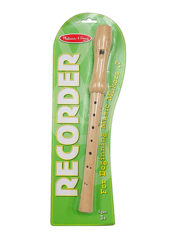 

Melissa & Doug Beginner Wooden Recorder, Ages 3+