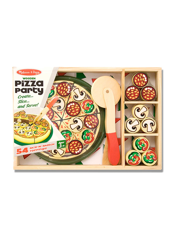 

Melissa & Doug Pizza Party Playset, 54-Piece, Ages 3+