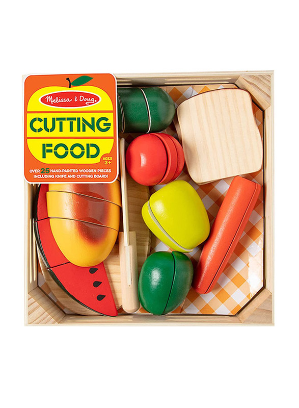 

Melissa & Doug Cutting Food Set, 10 Pieces, Ages 3+, Multicolour