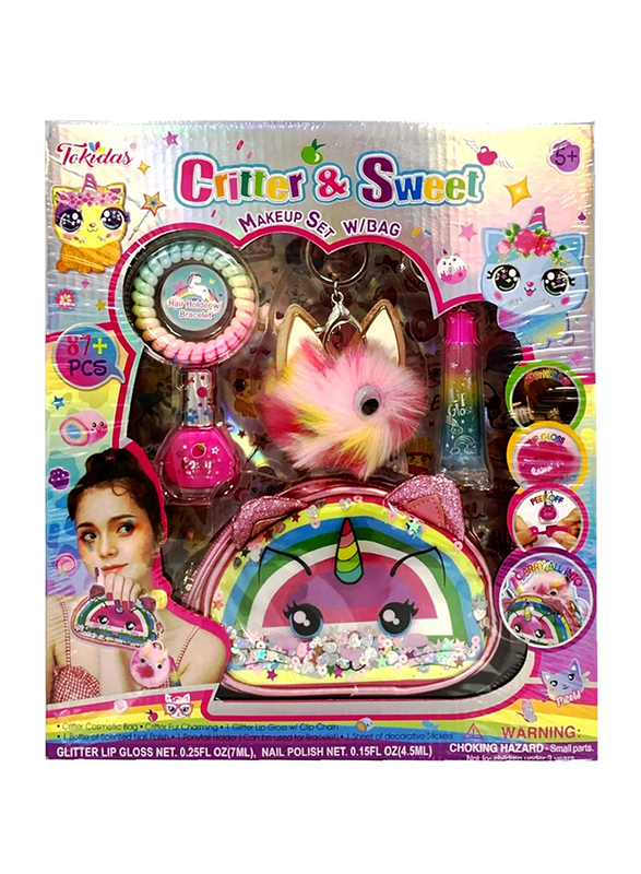 

Tokidas Critter & Sweet Makeup Set with Bag, Ages 5+, Multicolour