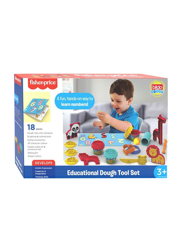 

Fisher Price Educational Dough Toolset, 18 Piece, Ages 3+