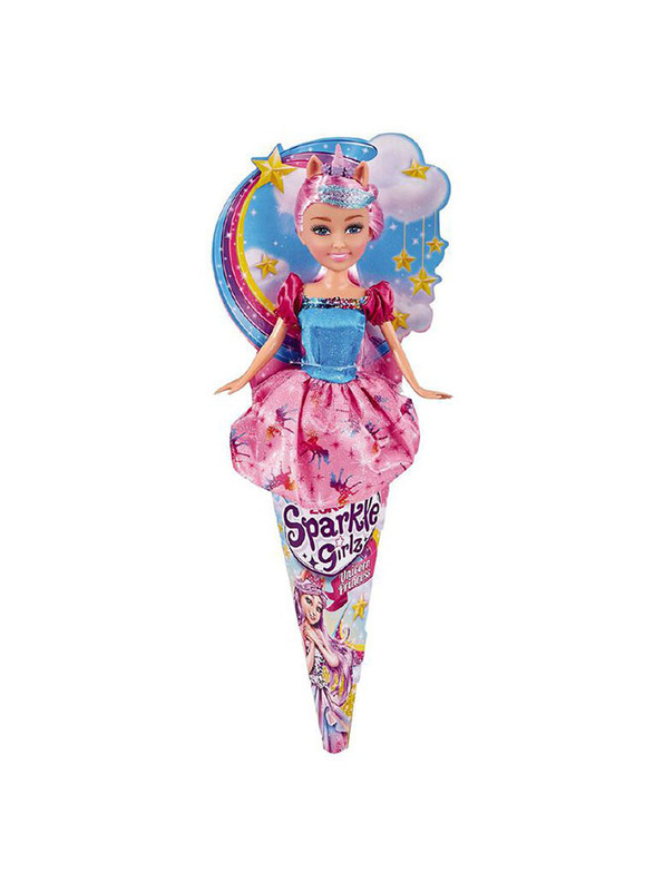 

Zuru Sparkle Girlz Unicorn Princess Cone Doll, Ages 3+