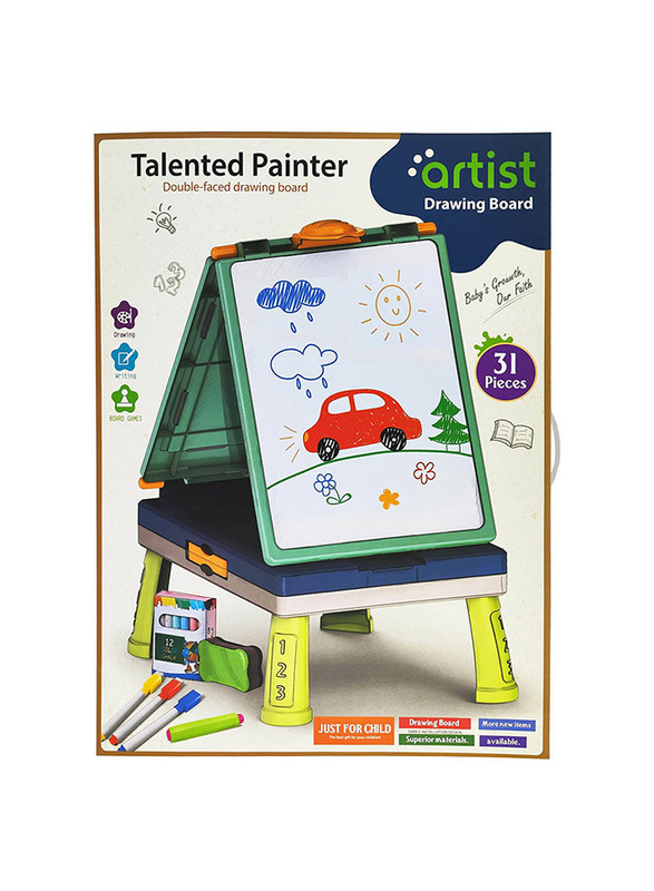 

TTC Artist Drawing Board Double Sided, 31 Pieces, Ages 3+