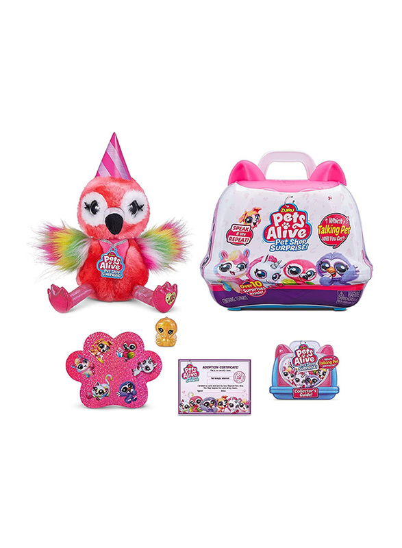 

Zuru Pets Alive Pet Shop Surprise Speak and Repeat Playset, 15 Pieces, Ages 3+