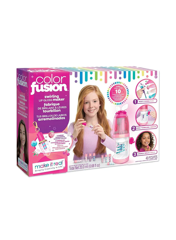 

Make It Real Color Fusion Swirling Lip Gloss Maker, 40 Pieces, Ages 8+