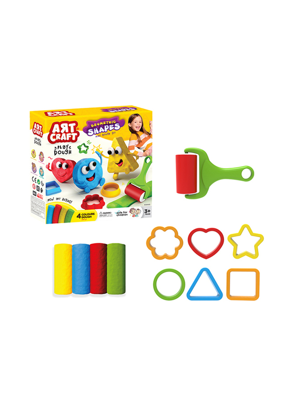 

Dede Art Craft Geometric Shapes Dough Set, 11 Pieces, Ages 3+