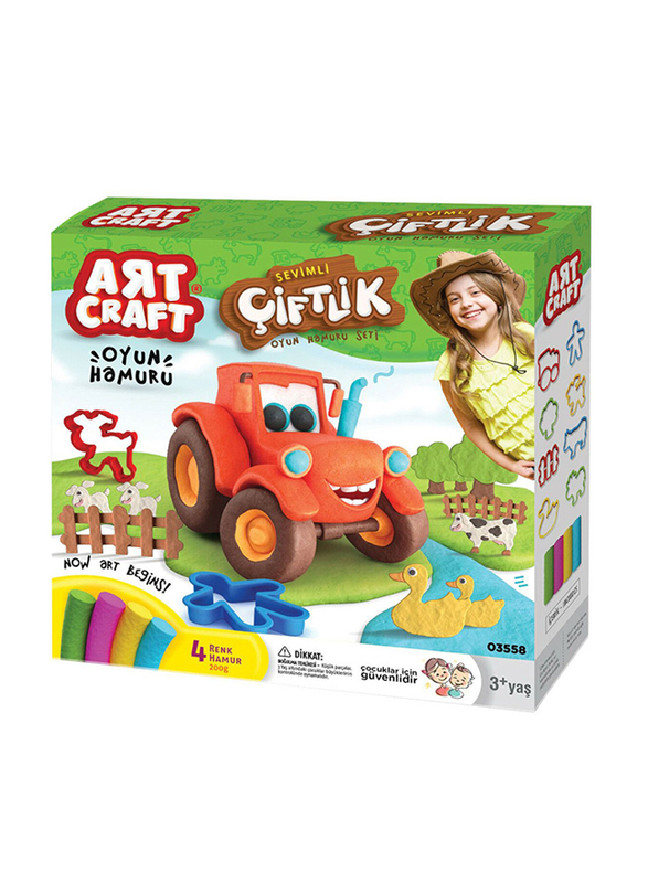 

Dede Art Craft Sweet Farm Dough Set, 13 Pieces, Ages 3+