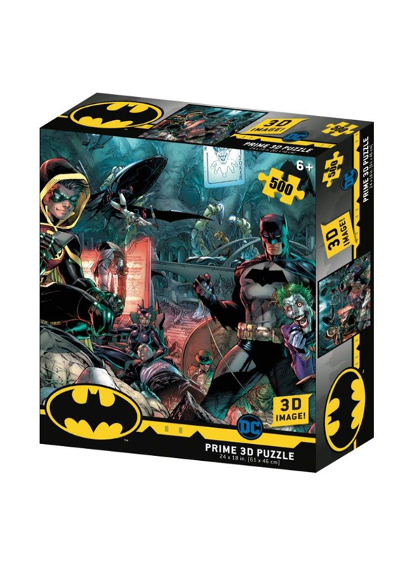 

Prime 3D 500-Piece DC Comics Batman and Robin Jigsaw Puzzle
