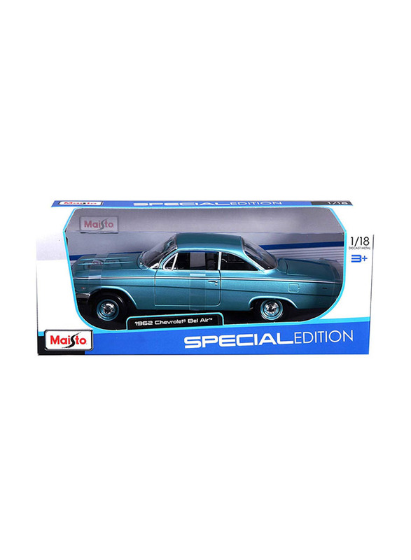 

Maisto 1:18 Scale Special Edition 1962 Chevrolet Bel Air Car, Ages 3+