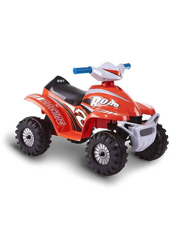 

Roll Play 6-Volt Battery Powered Mini Quad Ride-On, Ages 2+, Red