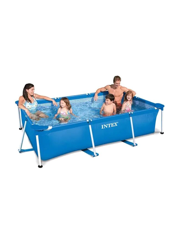 

Intex Rectangle Frameonly Pool With Pump, 75cm, Multicolour