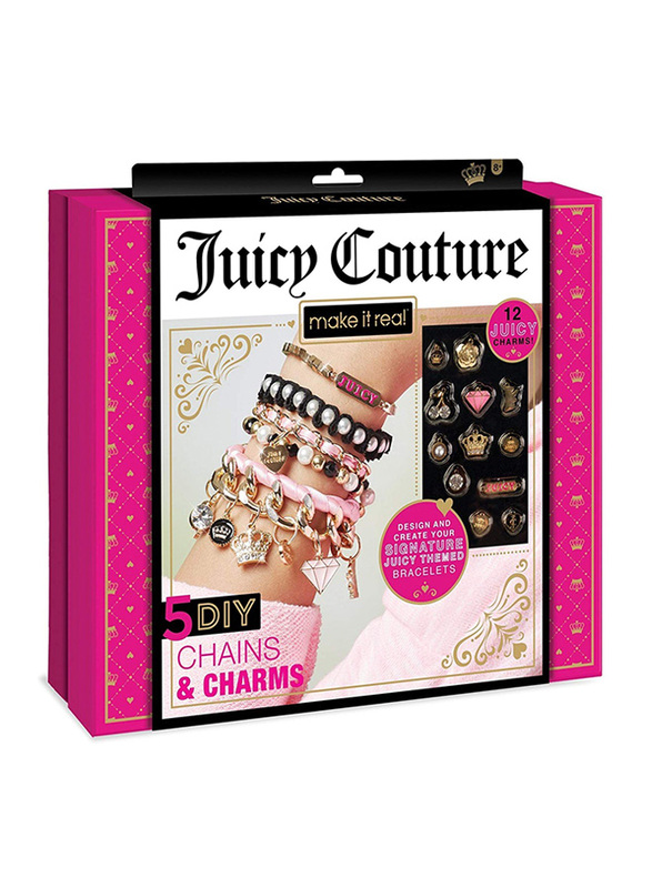 

Make It Real Juicy Couture DIY Chains & Charms Craft Set, 137 Pieces, Ages 8+