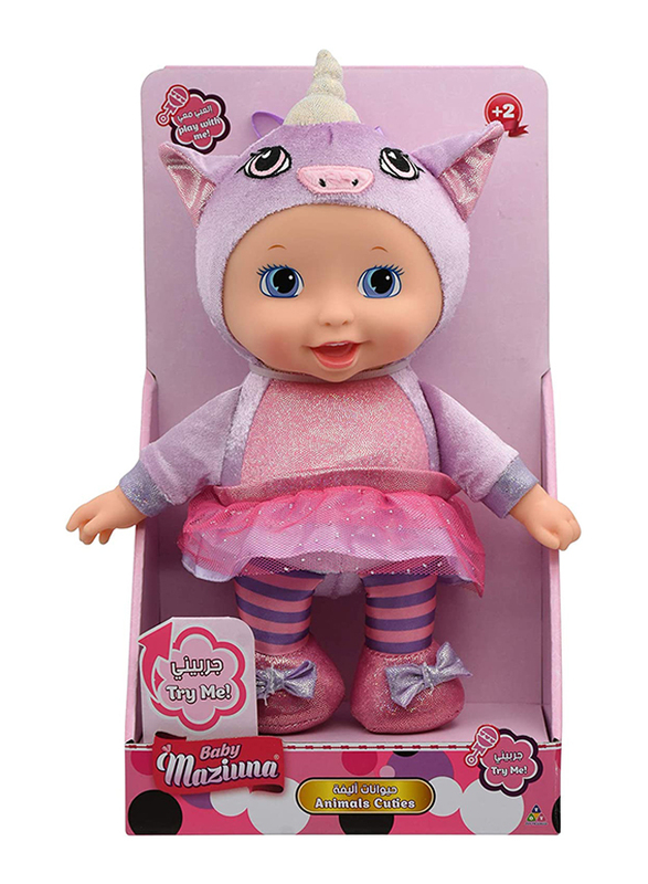 

Baby Maziuna Animal Cuties - 2 Assortments (Butterfly & Unicorn), Ages 2+, Multicolour