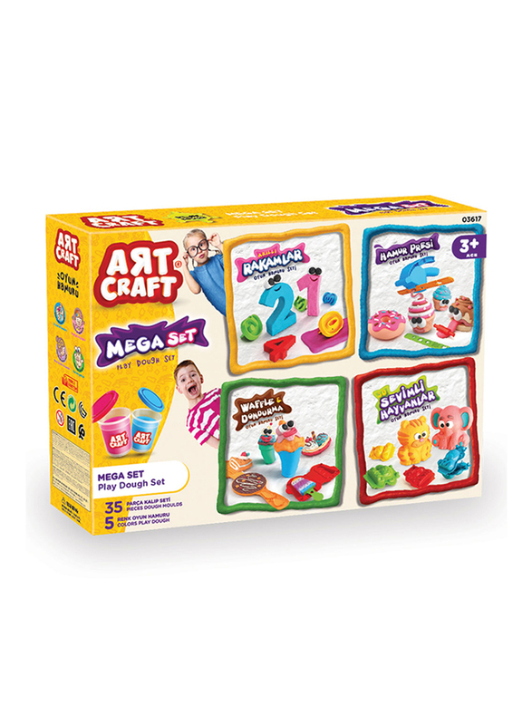 

Dede Art Craft Mega Dough Set, 35 Pieces, Ages 3+