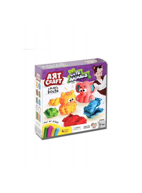 

Dede Art Craft 3D Sweet Animal Play Dough Set, 16 Pieces, Ages 3+