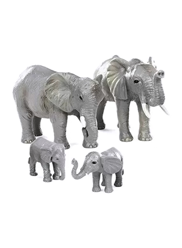 

Terra and B Toys African Elephant Family Playset, 4 Piece, Ages 3+