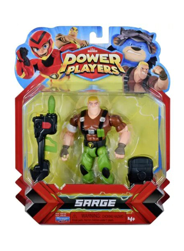 

Power Players Basic Figure Sarge, Ages 4+