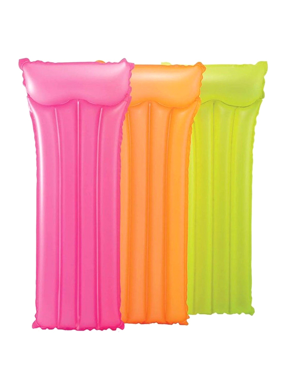 

Intex Neon Frost Air Mats 3 Assortments Available, 3 Piece, Multicolour