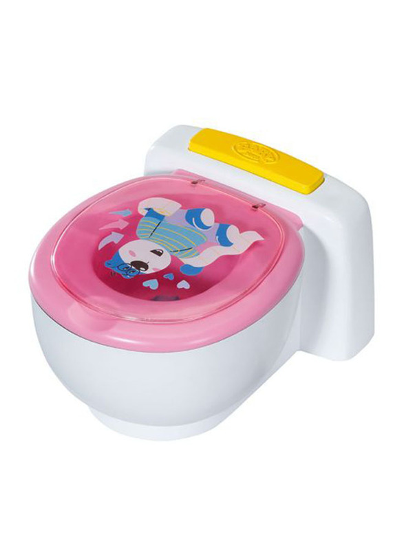 

Baby Born Bath Poo-Poo Toilet with Sound Effects and Magic Poo, 36 & 43cm, Ages 3+, Multicolour