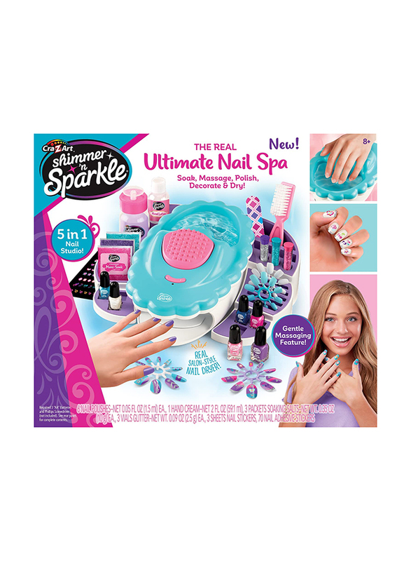 

Shimmer 'N' Sparkle Ultimate All In One Nail Spa, Multicolour