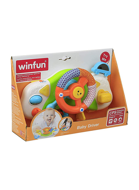 

Winfun Baby Driver Toy, 6+ Months, Multicolour
