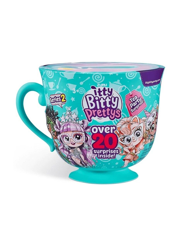 

Zuru Series 2 Itty Bitty Prettys Tea Party Surprise Playset, Ages 3+