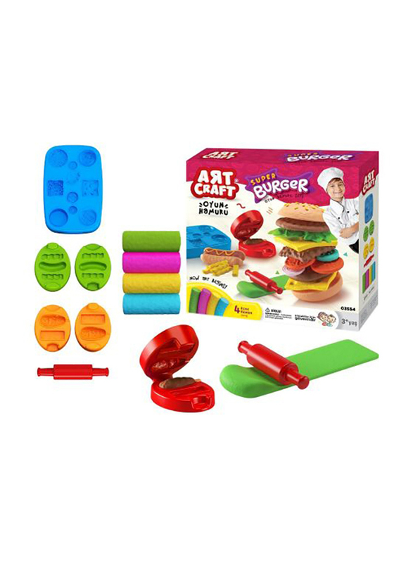 

Dede Art Craft Hamburger Dough Set, 12 Pieces, Ages 3+