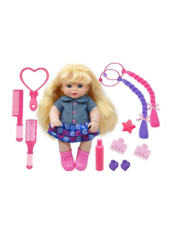 

Baby Maziuna So Cute Hair Baby Doll Playset, Ages 3+