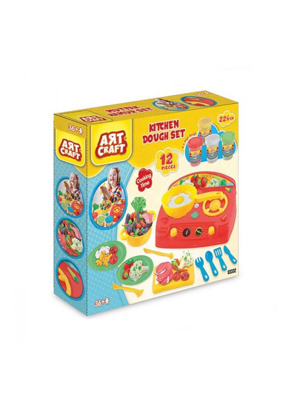 

Dede Toys Art Craft Kitchen Dough Set, 15 Pieces, Ages 3+