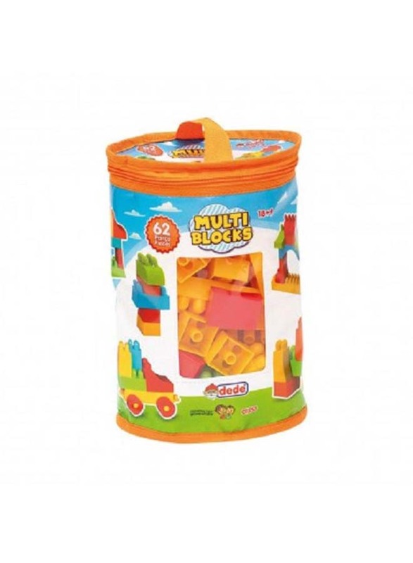 

Dede Toys Multi Blocks, 62 Pieces, Ages 2+
