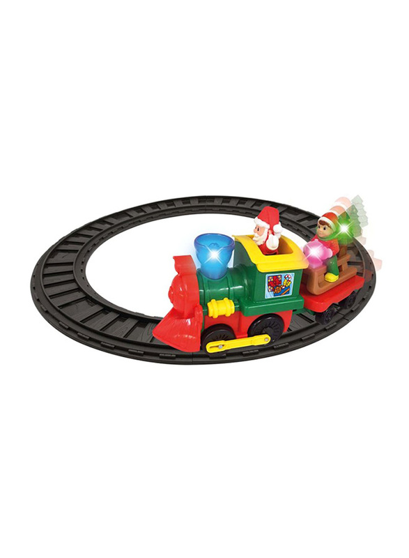 

Kiddieland Light N Sound Christmas Train Set, 2 Pieces, Ages 1+, Multicolour