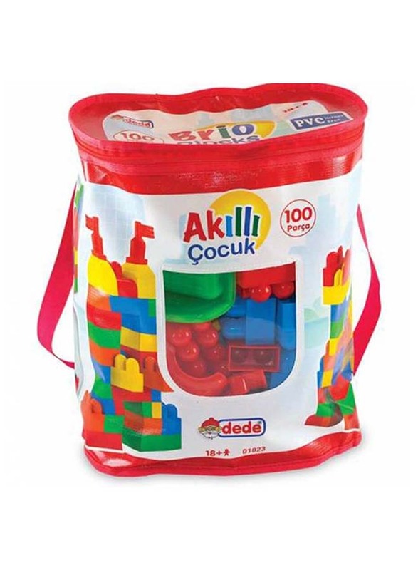 

Dede Toys Smart Kids Blocks, 100 Pieces, Ages 2+