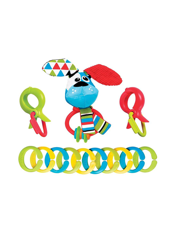 

Yookidoo A Multi-Purpose Dog Clips Rattle N Links Set, Multicolour