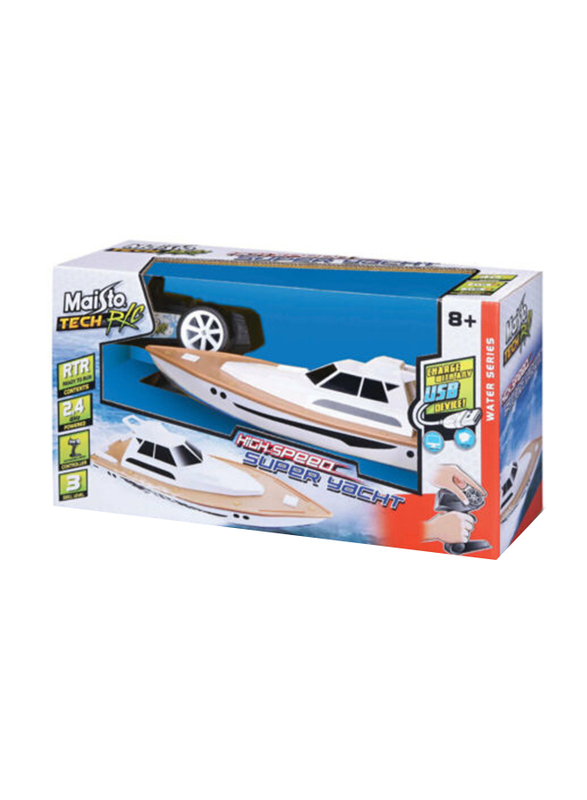 

Maisto Remote Controlled Hi Speec Boat Super Yacht, Play Vehicles & Cars, Ages 8+