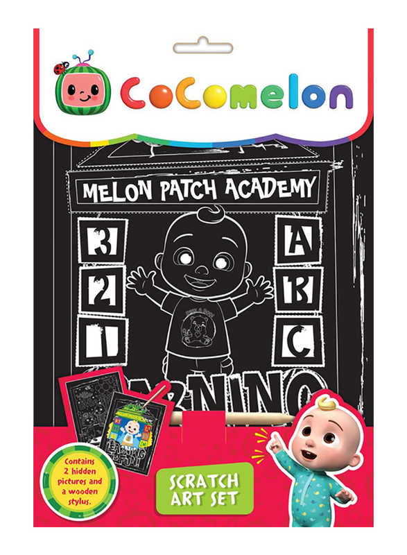 

Alligator Cocomelon Scratch Art Set, Ages 3+