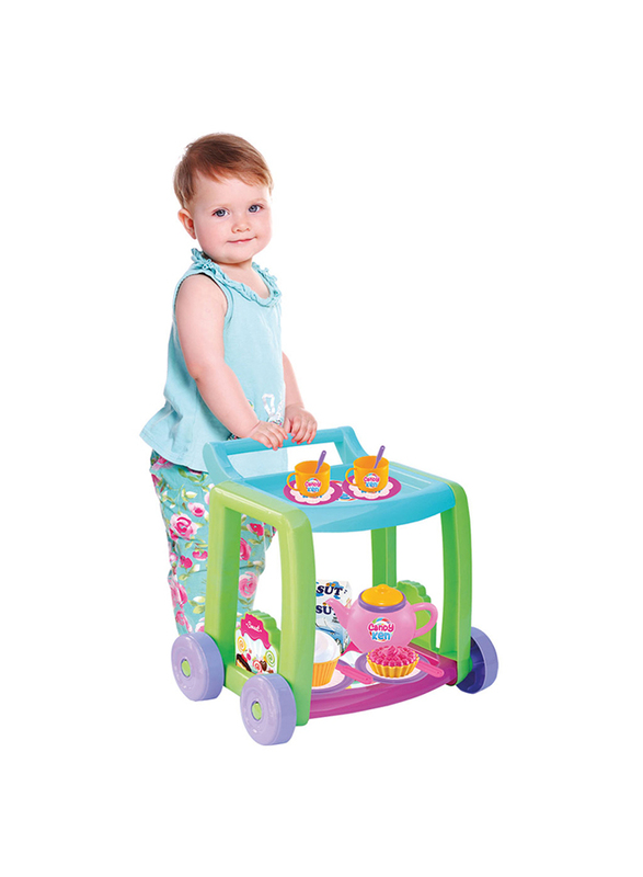

Dede Toys Candy Tea Service Trolley, 14 Pieces, Ages 3+