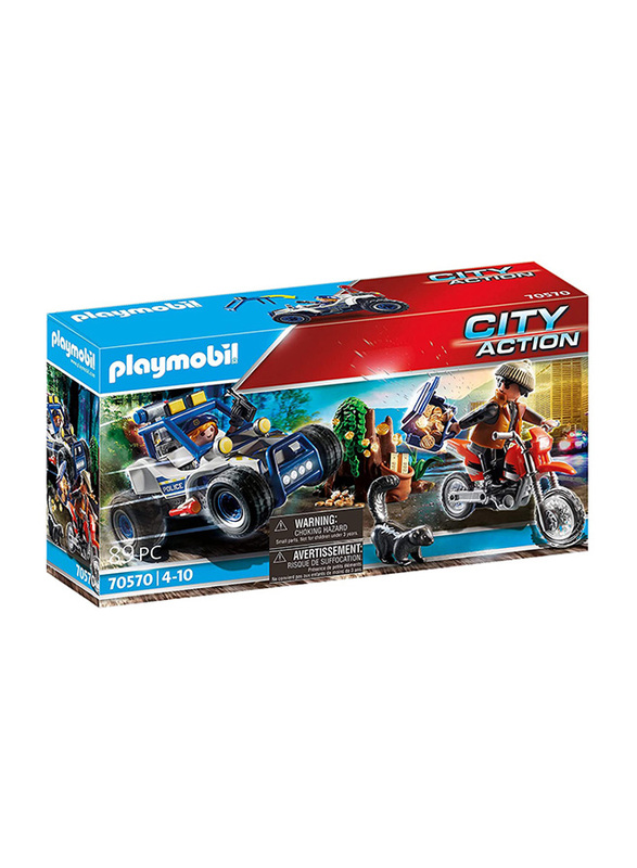 

Playmobil City Action Police Off-Road Car with Jewel Thief, Ages 4+
