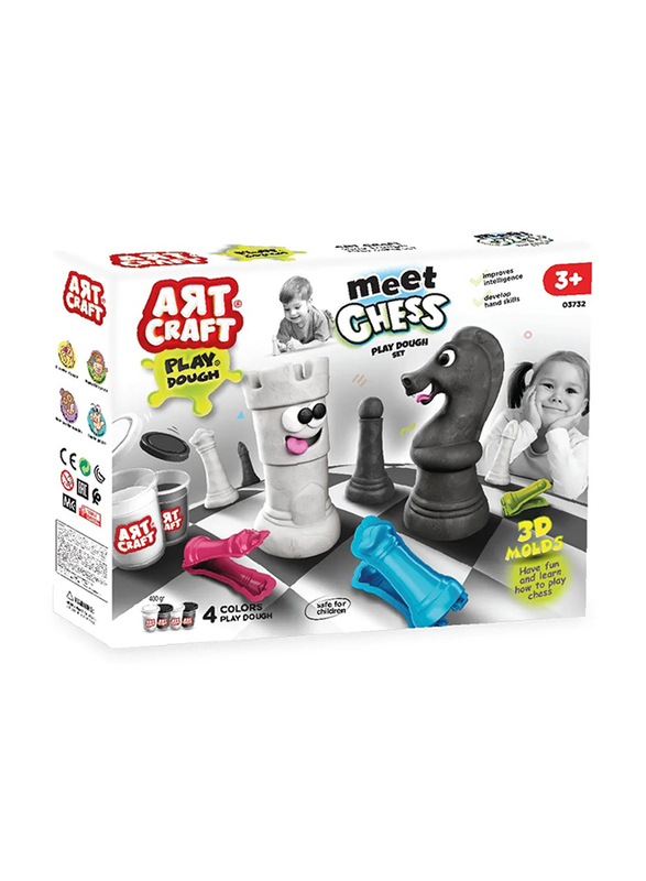 

Dede Art Craft Meet Chess Play Dough Set, Ages 3+