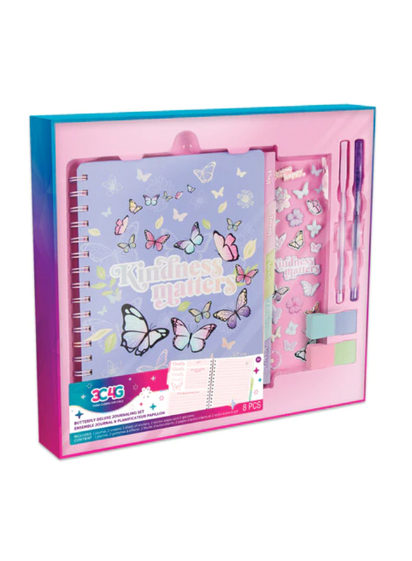 

3C4G Butterfly Deluxe Journaling Set, Multicolour
