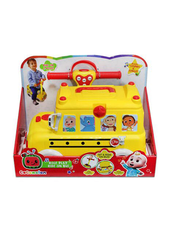 

Cocomelon Ride On Bus Role Play Set, Ages 36+ Months