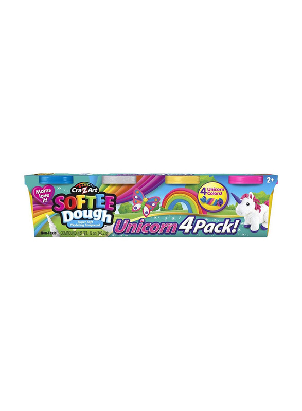 

Crazart Mystical Softee Dough, 4 Piece, Ages 2+, Multicolour