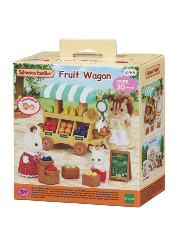 

Epoch Sylvanian Family Fruit Wagon, 33 Pieces, Ages 3+, Multicolour