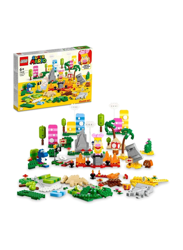 

Lego Super Mario Creativity Toolbox Maker Set, Ages 6+, 71418, Multicolour
