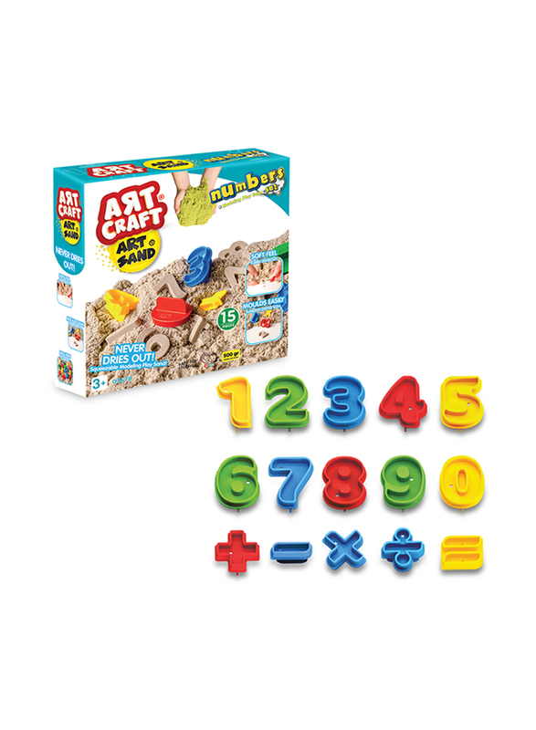 

Dede Art Craft Art sand Numbers Sand Set, 15 Pieces, Ages 3+